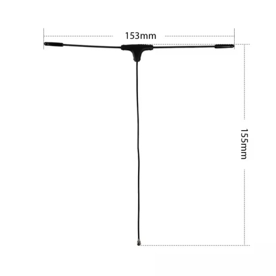 Foxeer ELRS 2.4GHz Long/Short Antenna 915M/868MHz T-Shaped Antenna Parts for  Drone Racing Drone Accessories